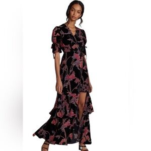 Urban Outfitters Hutch Sold Out Velvet Wrap Dress